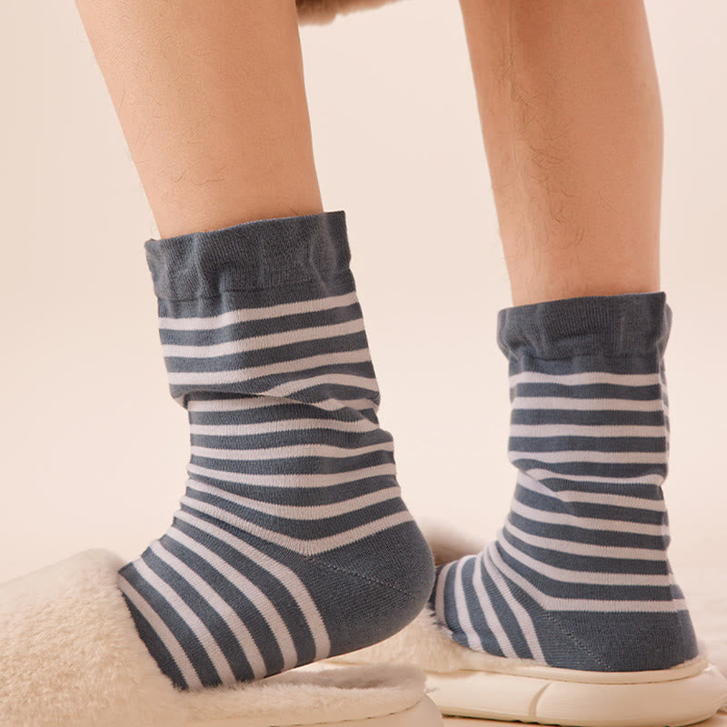 Wool Stripe Sleep Socks(2 Pairs) - image 8