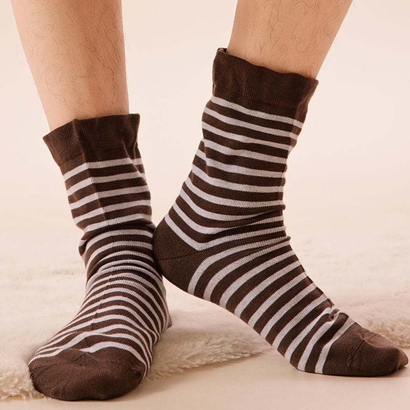 Wool Stripe Sleep Socks(2 Pairs) - image 5