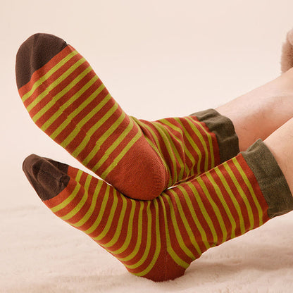 Wool Stripe Sleep Socks(2 Pairs) - image 6