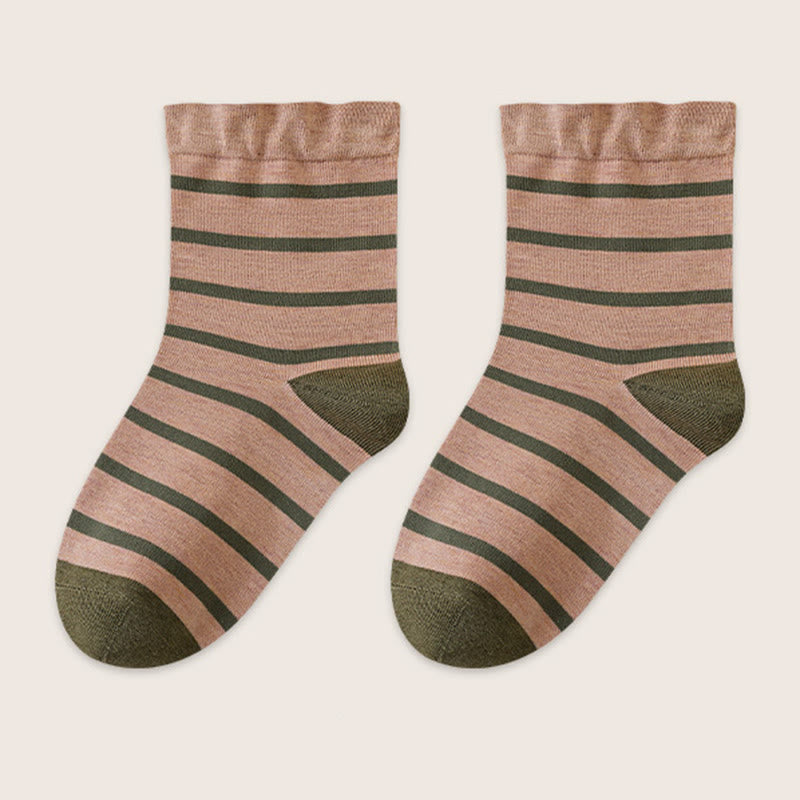 Classic Stripes Sleep Socks(2 Pairs) - Camel - EU36-40(US3-7) - image 16
