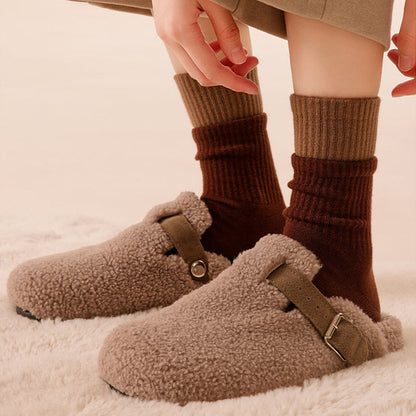 Elastic Cuff Sleep Socks(2 Pairs) - image 9