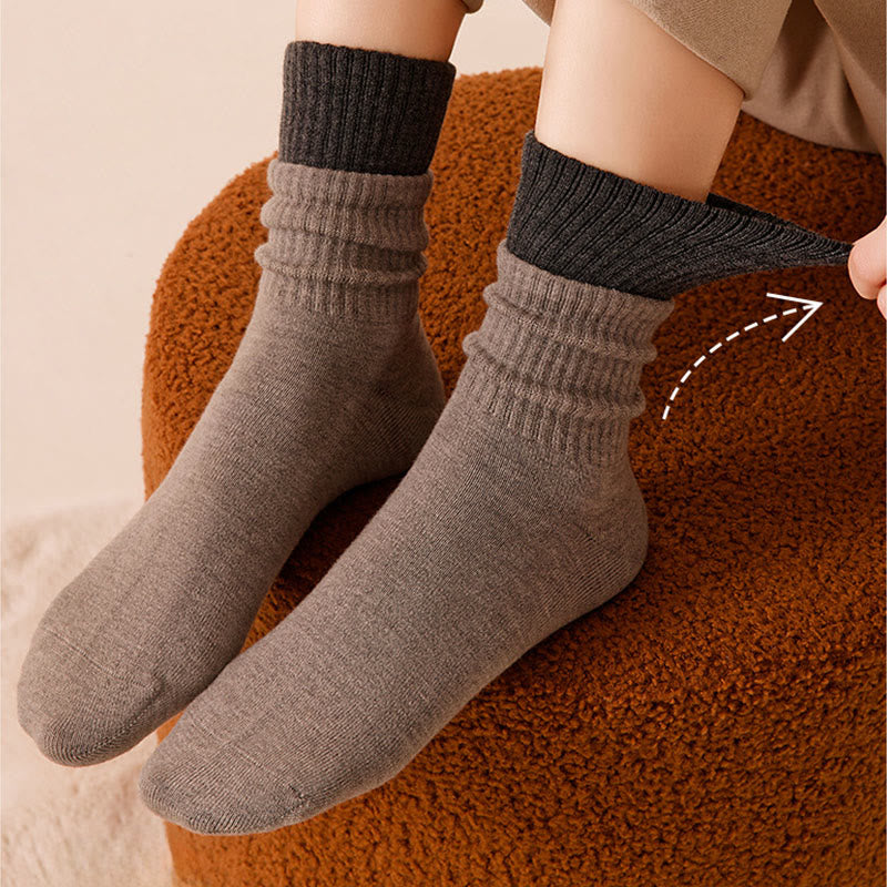 Elastic Cuff Sleep Socks(2 Pairs) - image 5