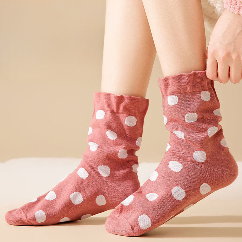 Polka Dots Sleep Socks(2 Pairs) - image 3