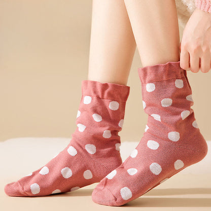 Polka Dots Sleep Socks(2 Pairs) - image 3