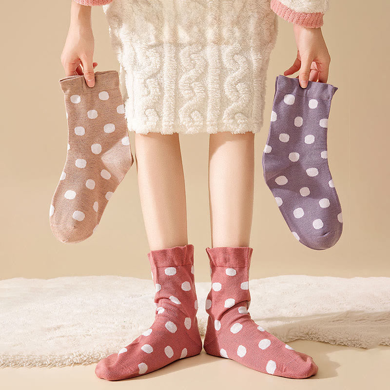 Polka Dots Sleep Socks(2 Pairs) - image 1
