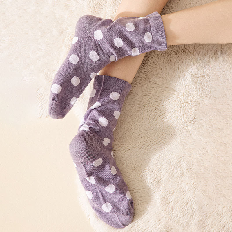 Polka Dots Sleep Socks(2 Pairs) - image 6