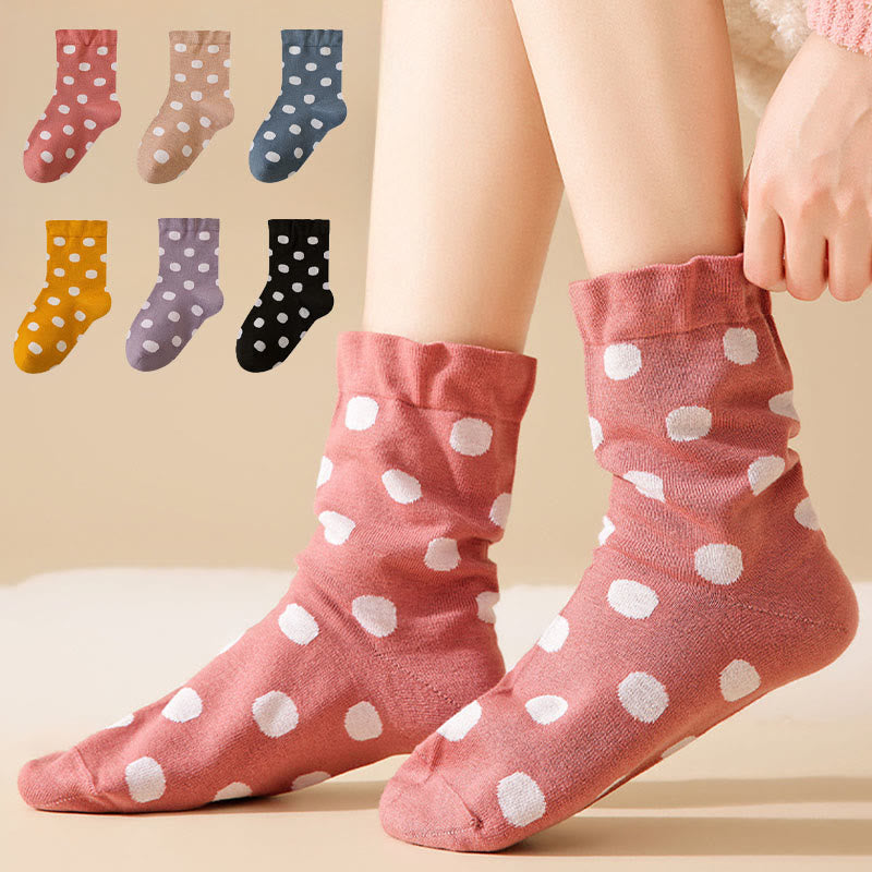 Polka Dots Sleep Socks(2 Pairs) - image 0