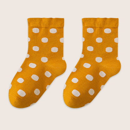 Polka Dots Sleep Socks(2 Pairs) - Yellow - EU36-40(US3-7) - image 15