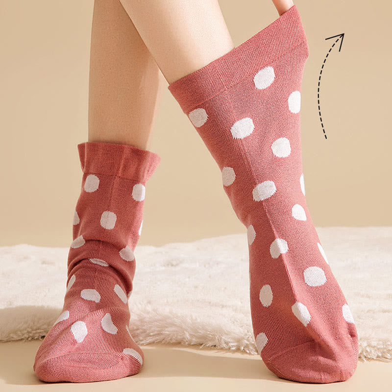 Polka Dots Sleep Socks(2 Pairs) - image 2