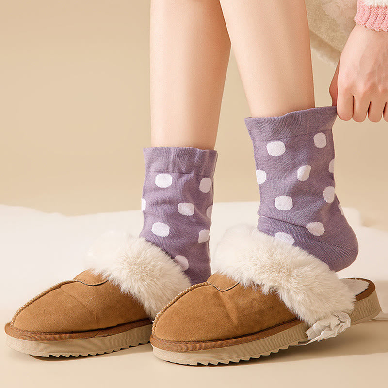 Polka Dots Sleep Socks(2 Pairs) - image 7