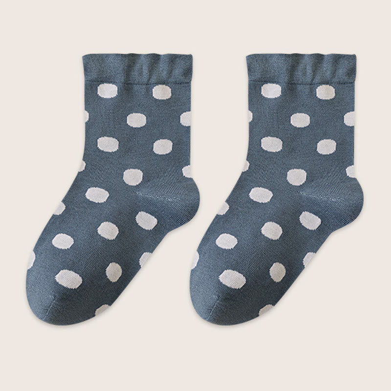 Polka Dots Sleep Socks(2 Pairs) - Blue - EU36-40(US3-7) - image 14