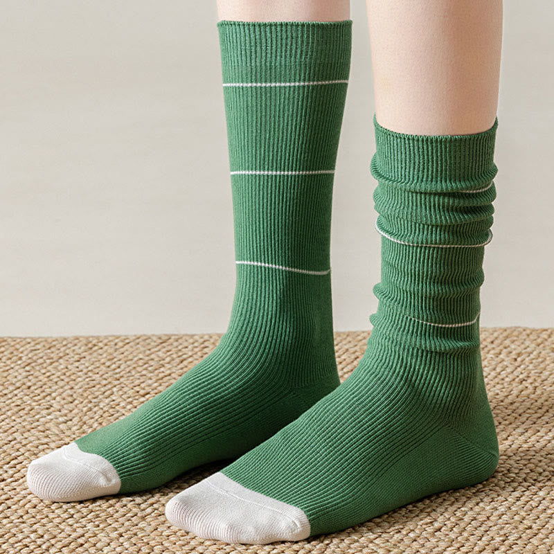 Soft Natural Dyeing Sleep Socks(3 Pairs) - image 4