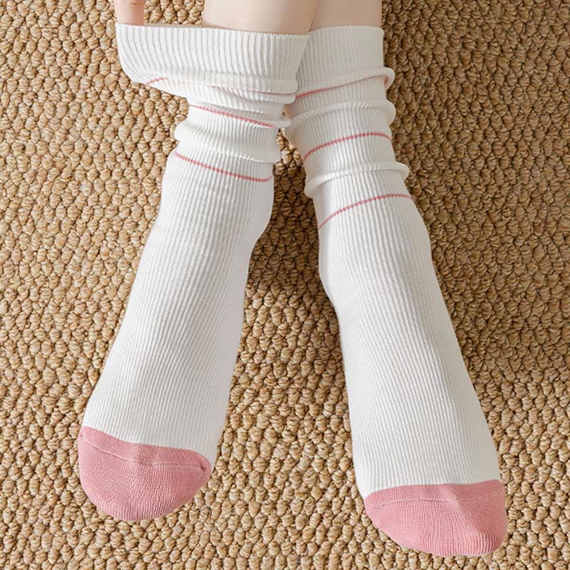 Soft Natural Dyeing Sleep Socks(3 Pairs) - image 1