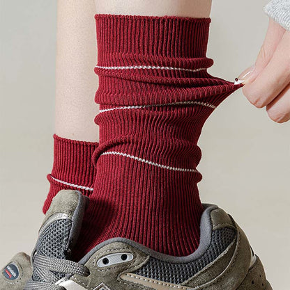 Soft Natural Dyeing Sleep Socks(3 Pairs) - image 6