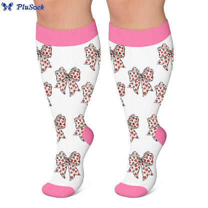 Plus Size Flag Color Butterfly Compression Socks - image 2