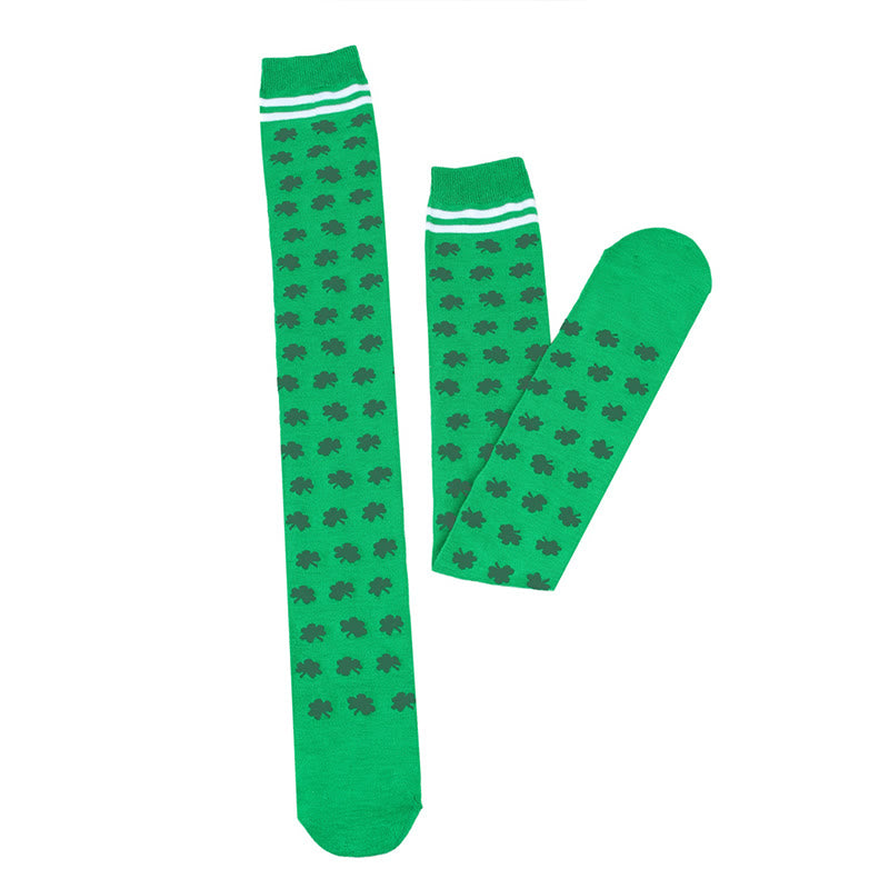 Lucky Clover Thigh Highs Socks(3 Pairs) - image 27