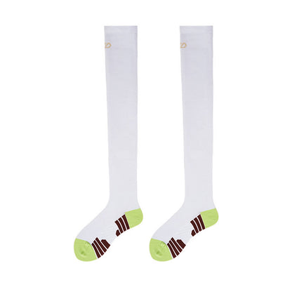 Support Sport Thigh High Socks(2 Pairs) - White - EU36-40(US3-7) - image 7
