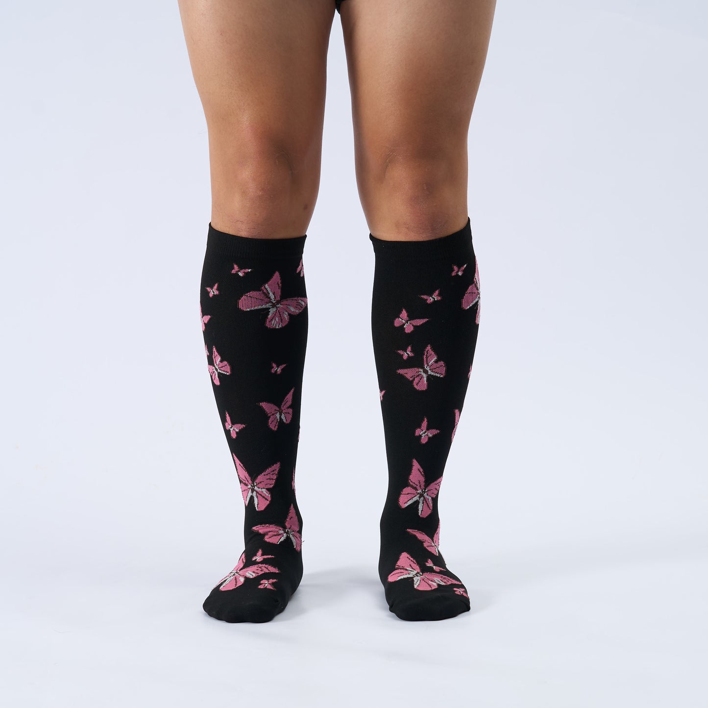 Plus Size Butterfly Compression Socks - image 2