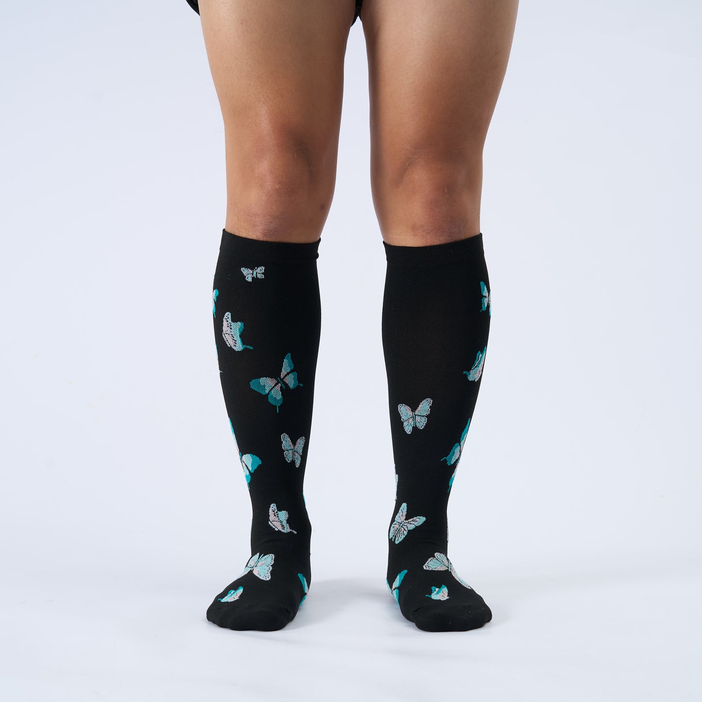 Plus Size Butterfly Compression Socks - image 4