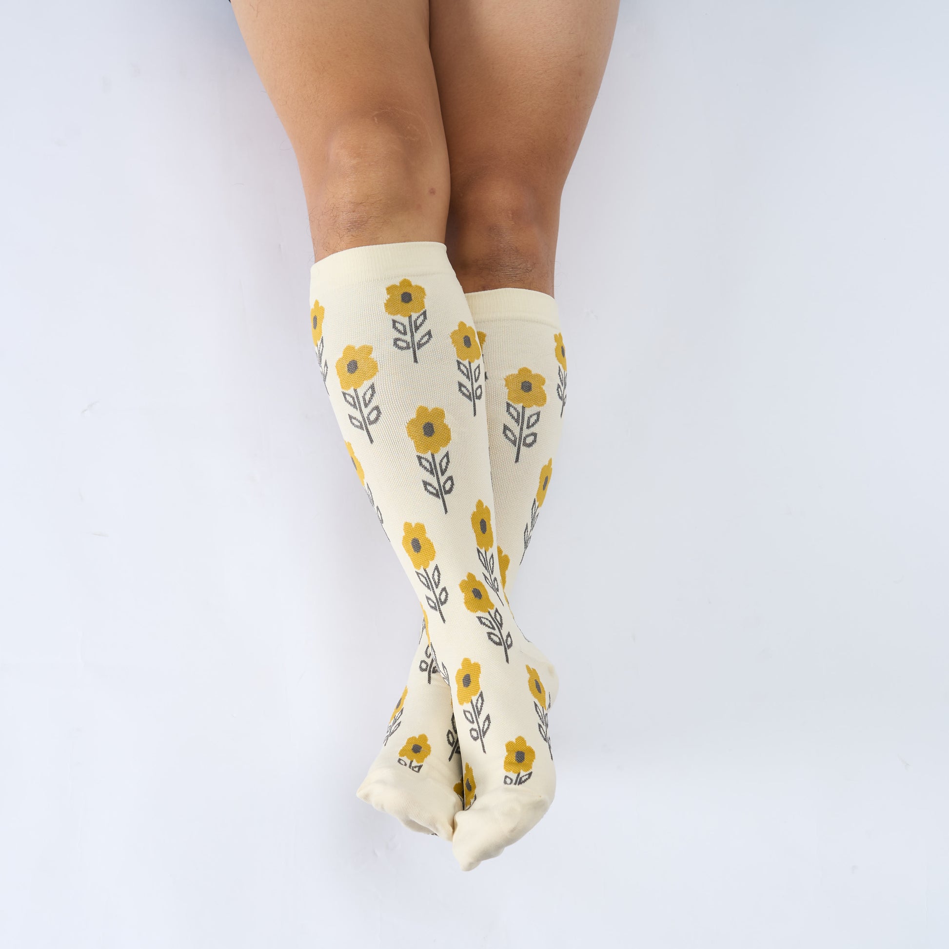 Plus Size Floral Trio Compression Socks - image 7
