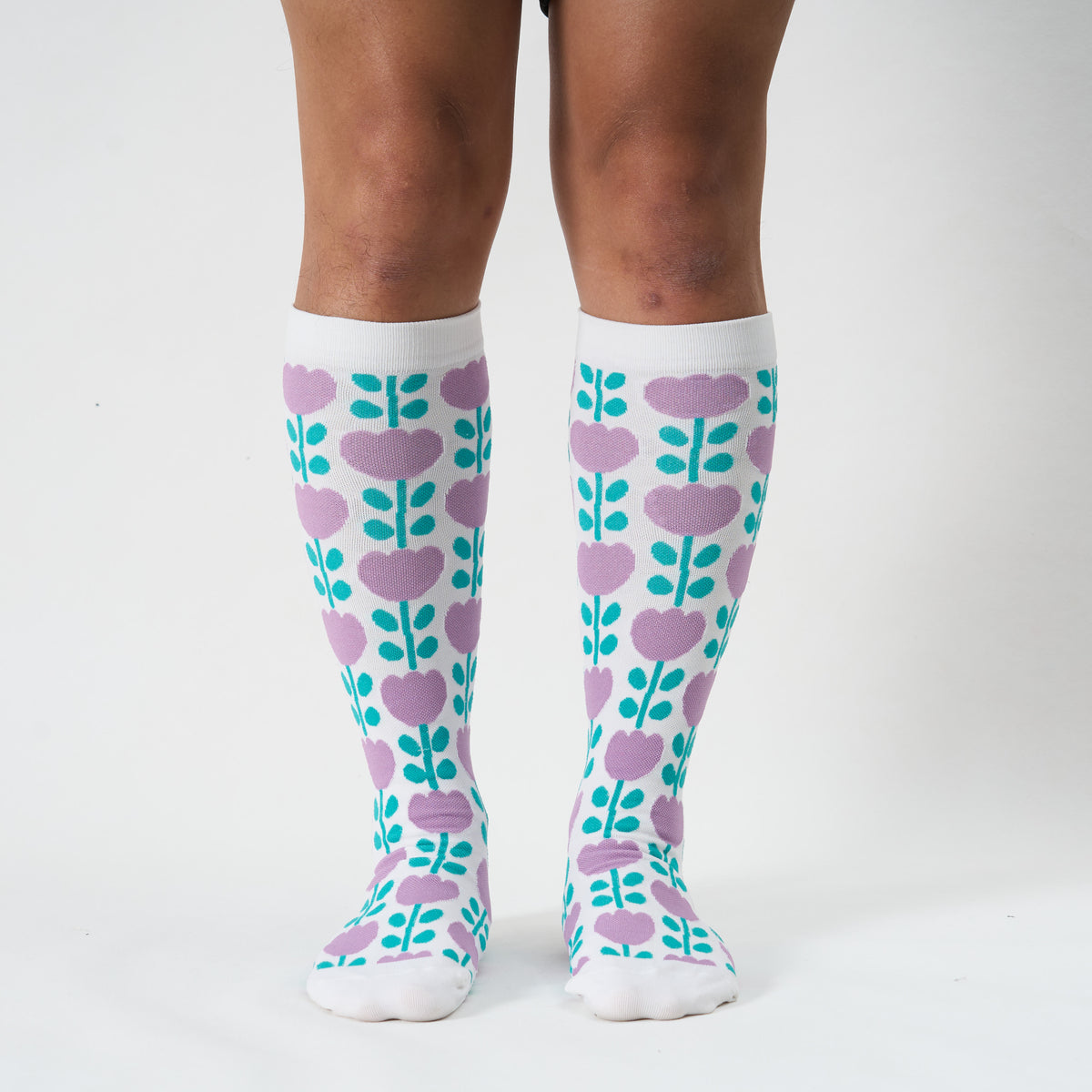 Plus Size Floral Trio Compression Socks - image 4
