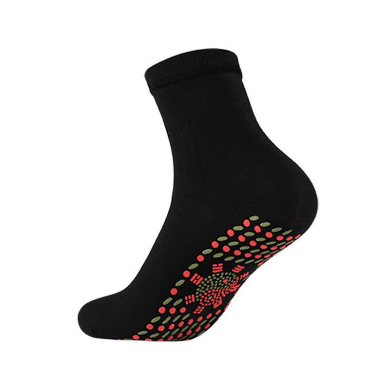 Mugwort Warmth Quarter Socks(3 Pairs) - Black - EU36-42(US3-8.5) - image 6
