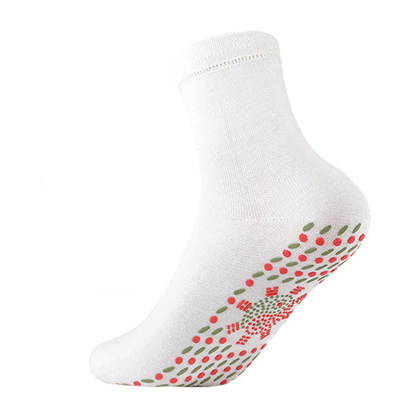 Mugwort Warmth Quarter Socks(3 Pairs) - White - EU36-42(US3-8.5) - image 9
