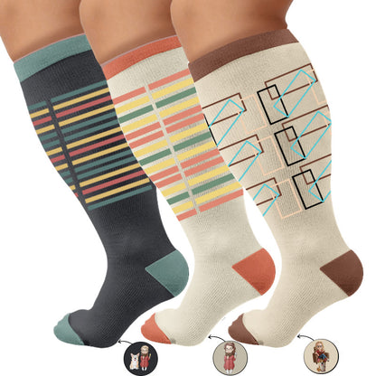 Plus Size Casual Reading Compression Socks - image 8