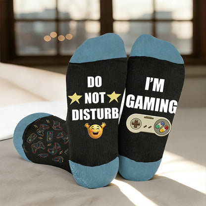 Plus Size Personal Hobby Compression Socks - Gaming(1 Pair) - 4XL - image 2