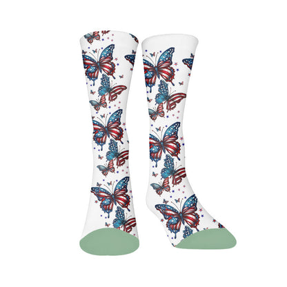 Bowknot Flag Butterfly Socks - Flag texture(1 Pair) - EU37-44(US4-10) - image 8