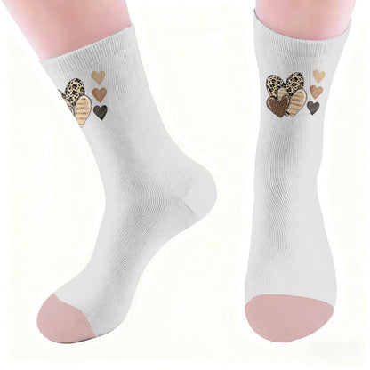 Leopard Butterfly Heart Socks - image 6