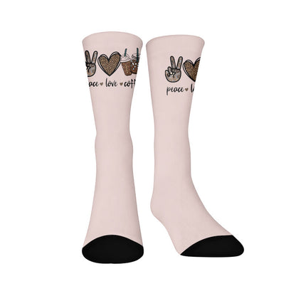 Butterfly Heart Coffee Socks - Coffee(1 Pair) - EU37-44(US4-10) - image 9