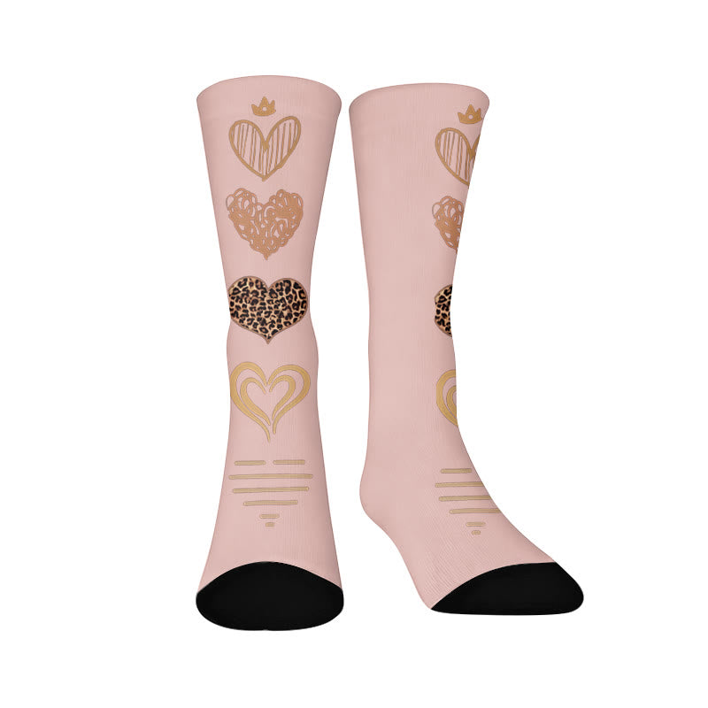 Butterfly Heart Coffee Socks - Heart(1 Pair) - EU37-44(US4-10) - image 8