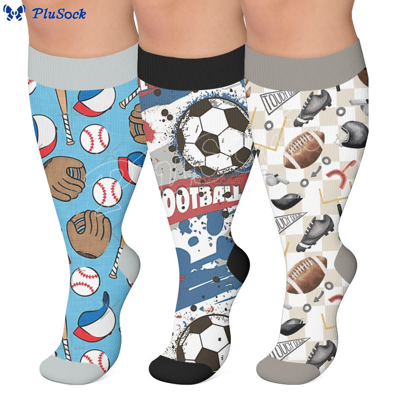 Plus Size Sports Compression Socks - image 0