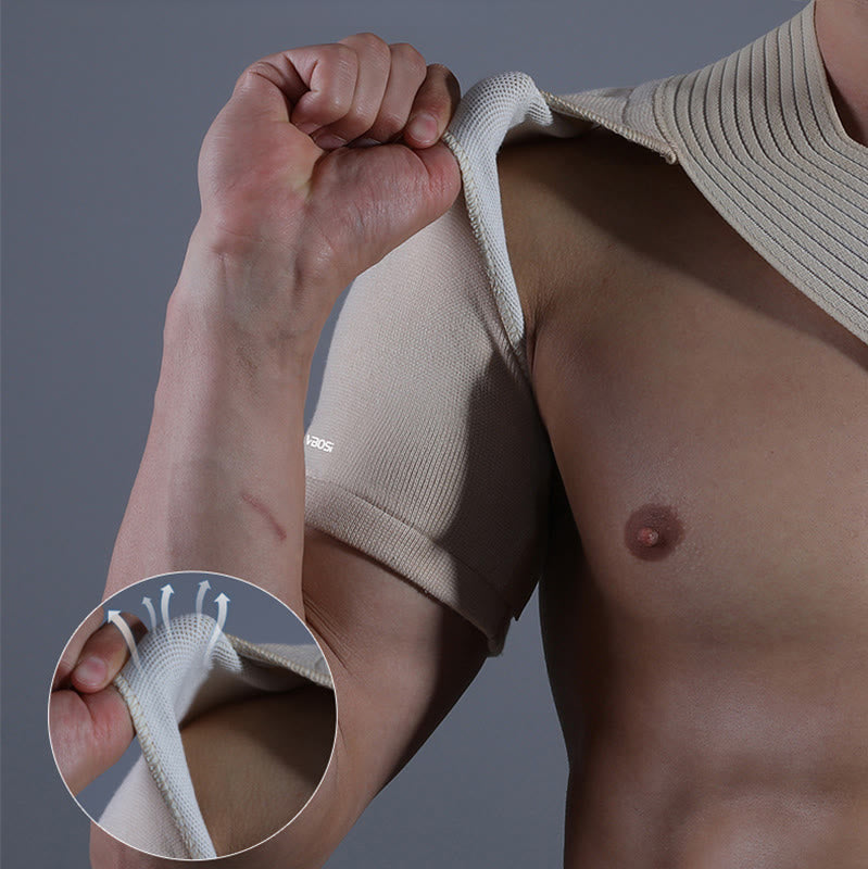 Secure Adjustable Fit Compression Shoulder Brace - image 1