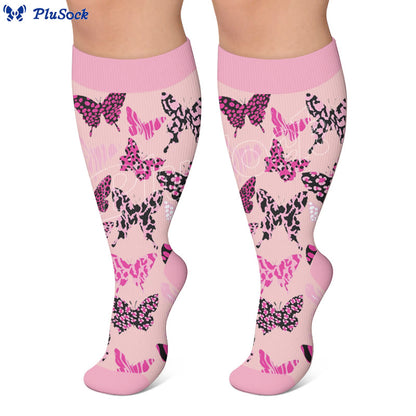 Plus Size Animal Print Compression Socks - image 3