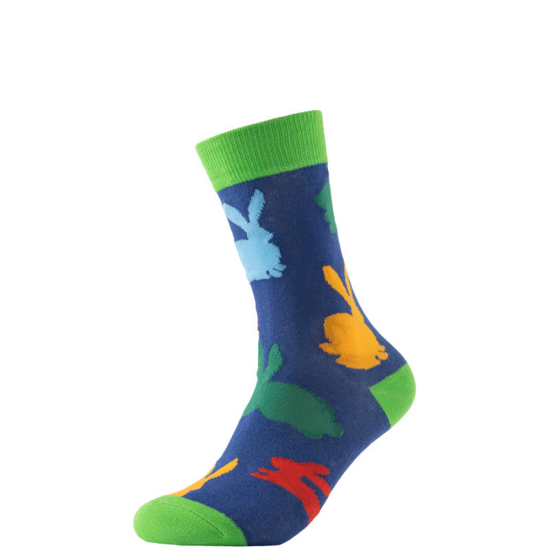 Easter Carrot Themed Quarter Socks(6 Pairs) - image 6