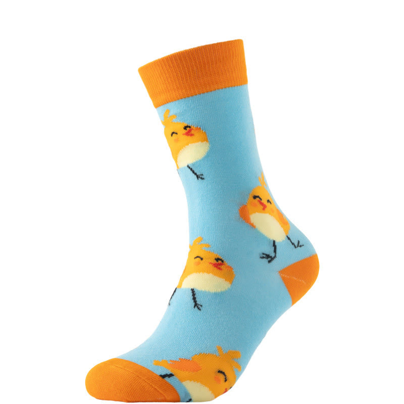 Easter Carrot Themed Quarter Socks(6 Pairs) - image 2