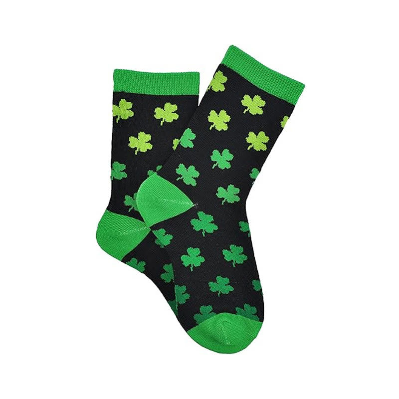Striped Clover Quarter Socks(3 Pairs) - image 7