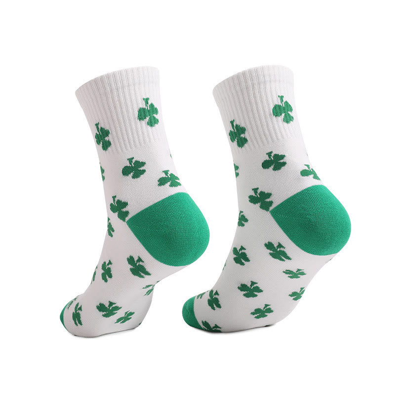 Four Leaf Clover Quarter Socks(4 Pairs) - image 10