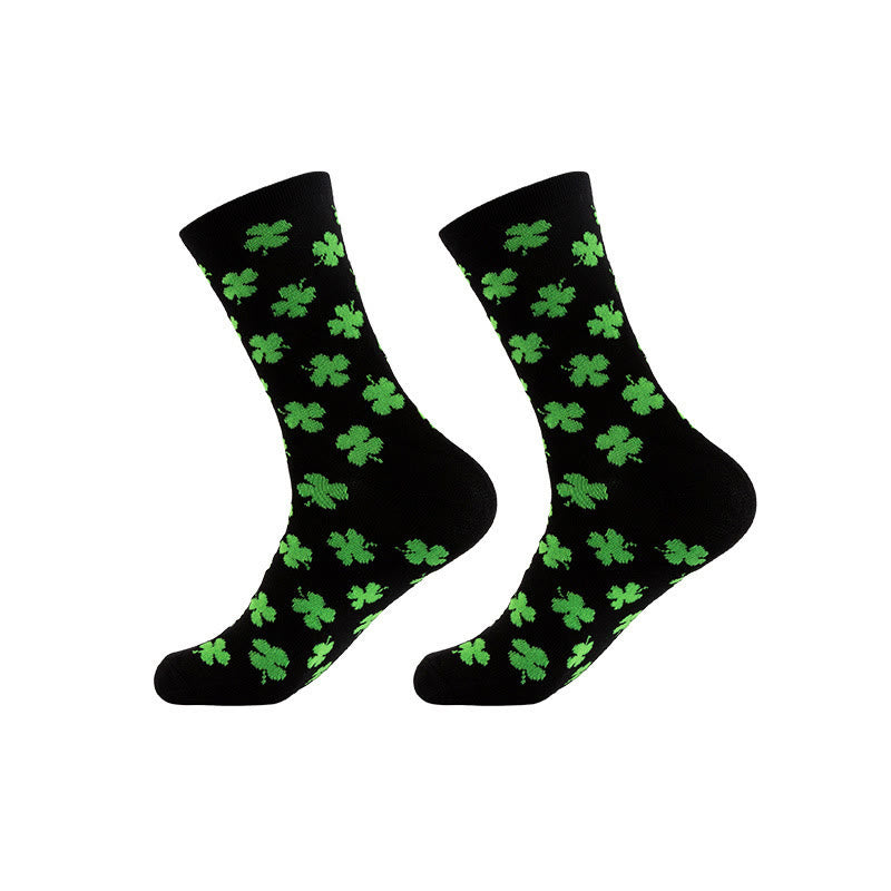 Lucky Clover Series Quarter Socks(5 Pairs) - image 7