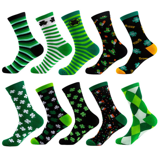 Lucky Clover Series Quarter Socks(5 Pairs) - image 0