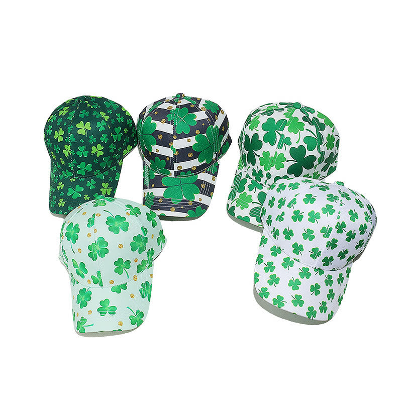 Plus Size Clover Print Baseball Cap - image 5