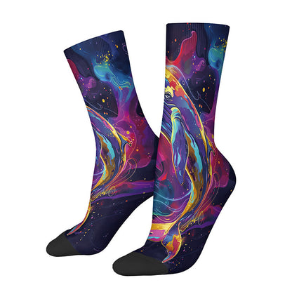 3D Universe Quarter Socks(4 Pairs) - image 6
