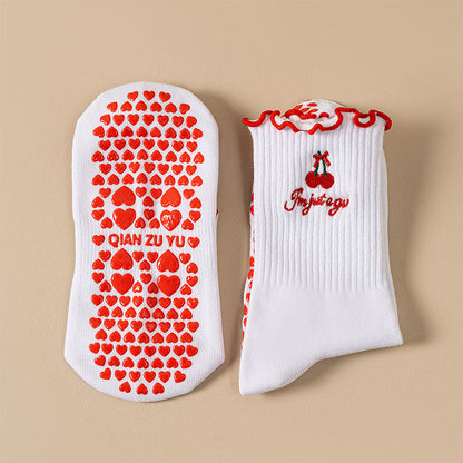 Cherry Coffee Yoga Socks(4 Pairs) - image 9