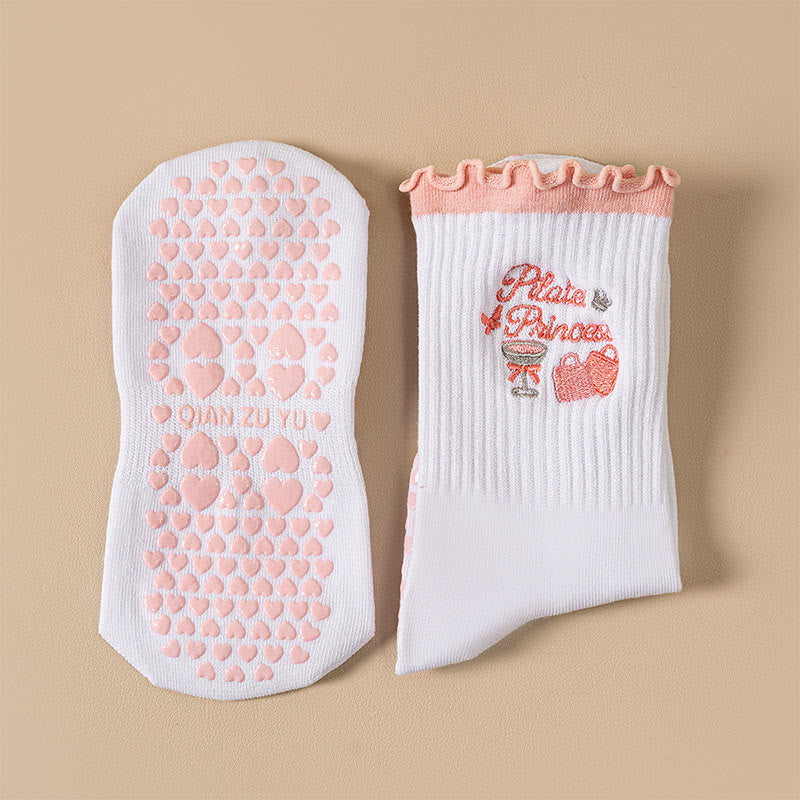 Cherry Coffee Yoga Socks(4 Pairs) - image 6