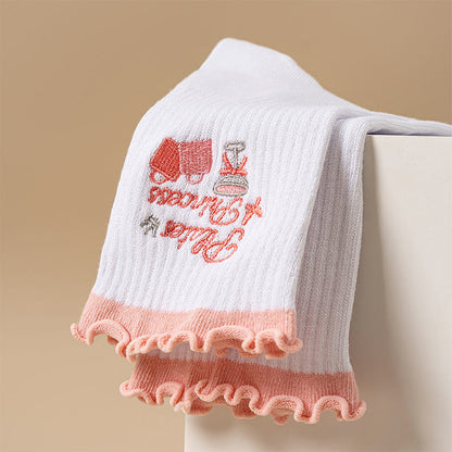 Cherry Coffee Yoga Socks(4 Pairs) - image 10