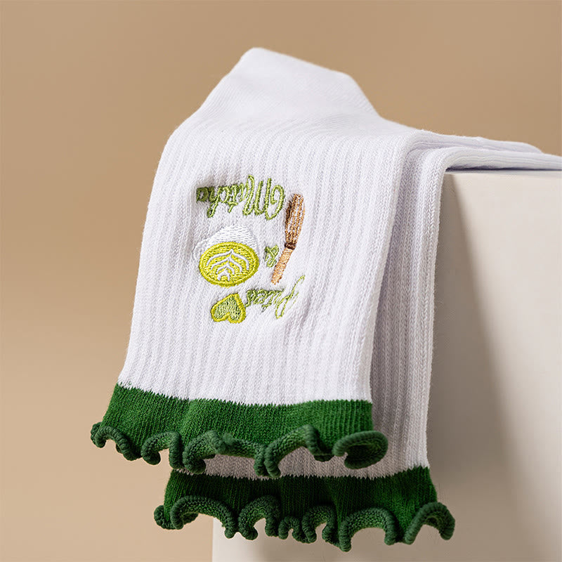 Cherry Coffee Yoga Socks(4 Pairs) - image 12