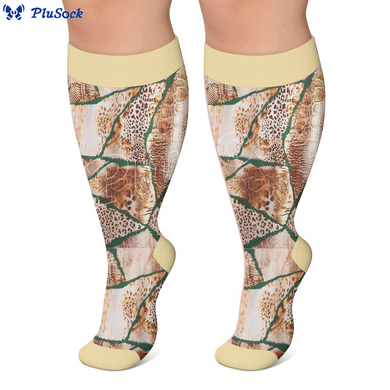 Plus Size Textured Compression Socks - image 2