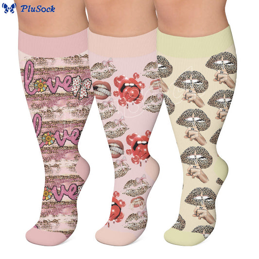 Plus Size Lip Compression Stockings - image 0